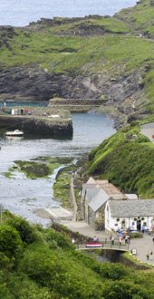 Boscastle, harbour